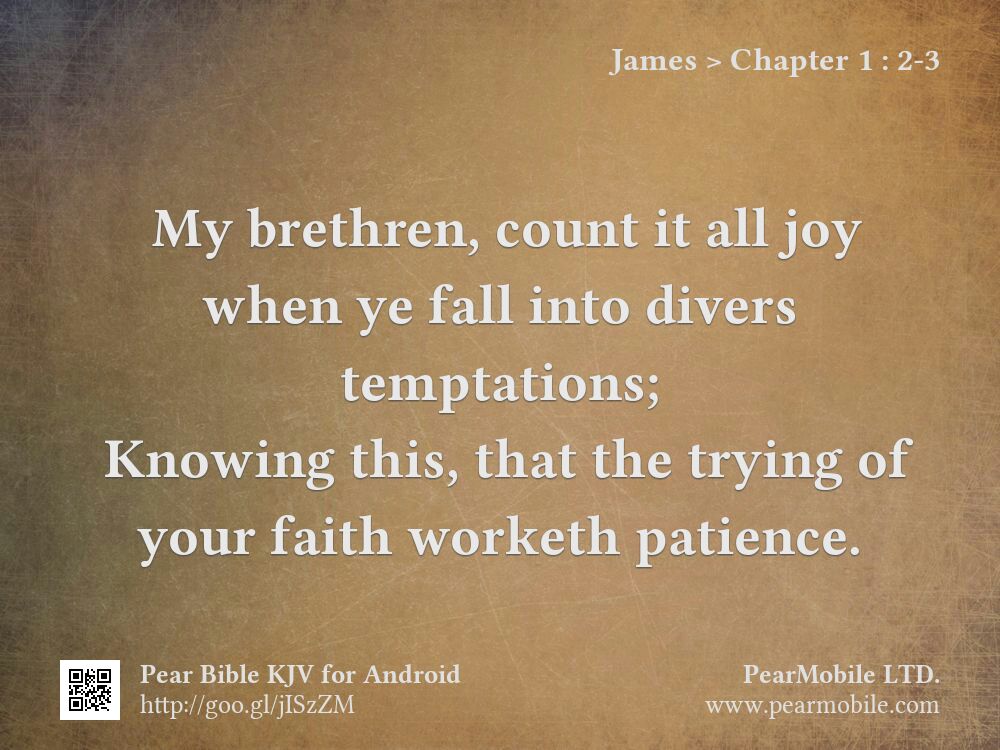 James, Chapter 1:2-3